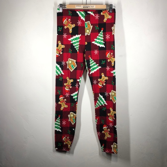 eye candy Pants - Eye Candy Holiday print leggings size medium